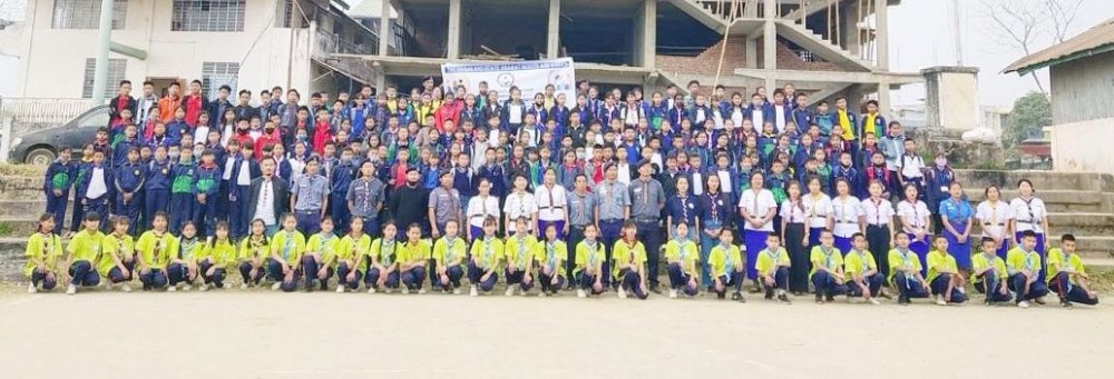 Participants of the ‘Free Being Me’ workshop on body confidence organized by BS&G Wokha on February 25.